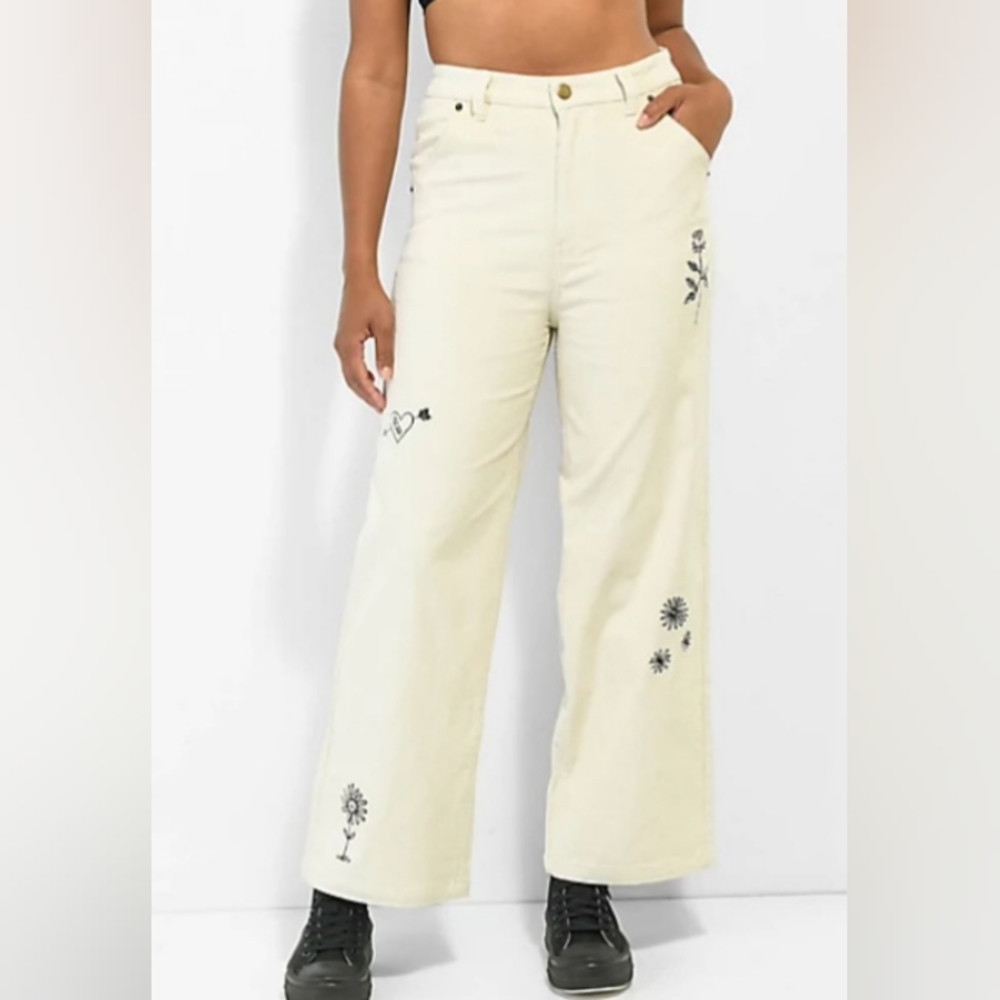 Melodie Melodie Out Of My Way Natural Corduroy Pants